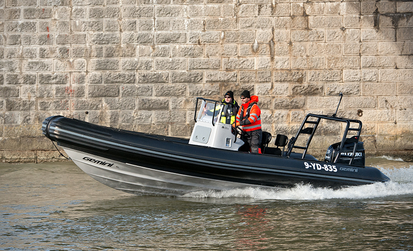 Safetyboat.nl neemt nieuwe Gemini WR780 RIB in gebruik